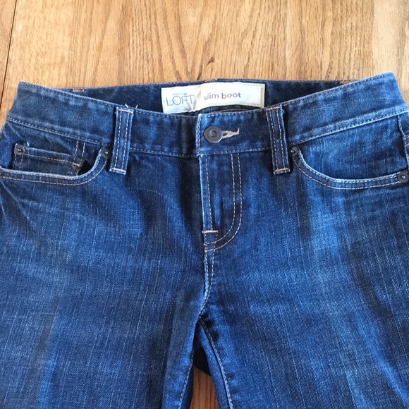Anne Taylor Loft Slim Boot jeans - Picture 2 of 6